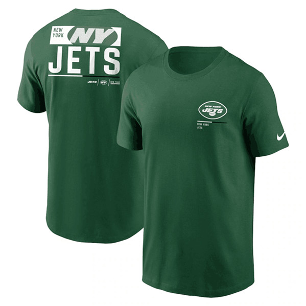Men's New York Jets Green Team Incline T-Shirt